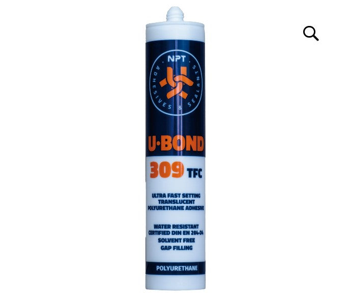 Adesivo strutturale trasparente D4 NPT U-BOND 309 TFC