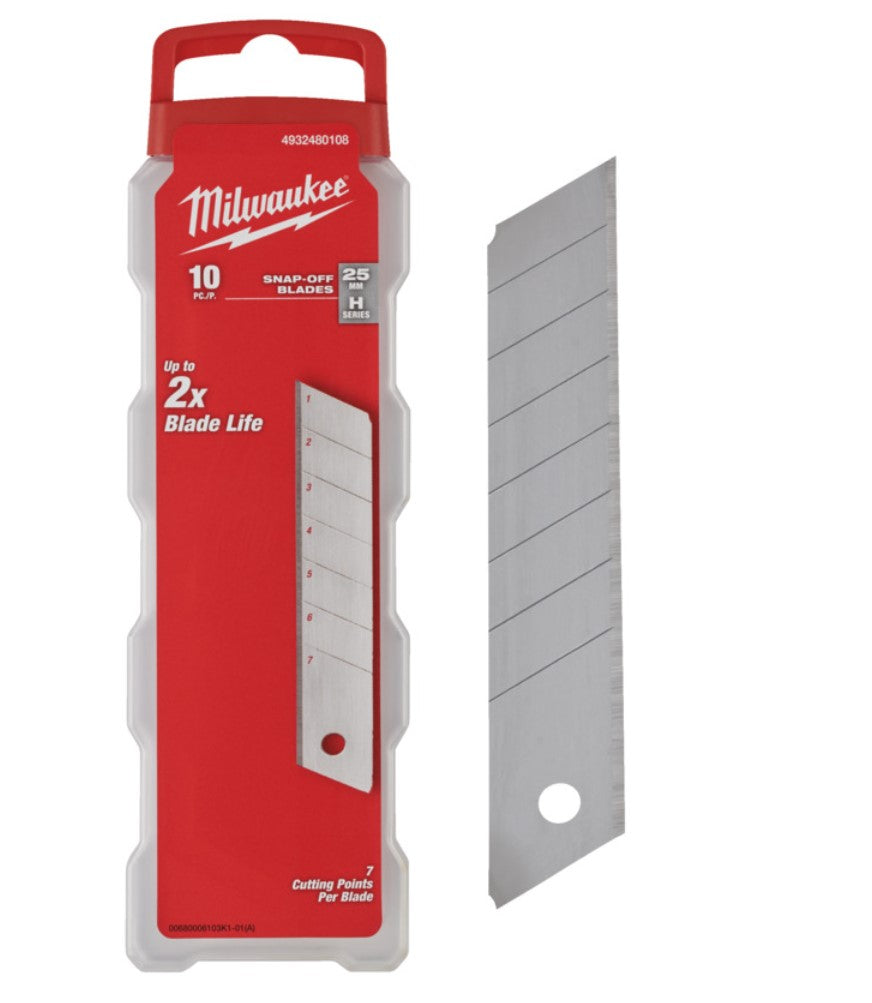 Milwaukee 4932480108 25mm Silver blade 10PCS CASE - Image 2