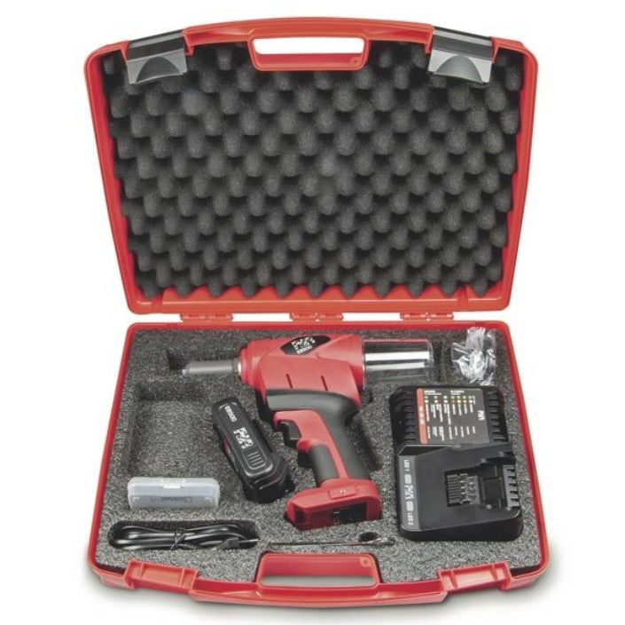 FAR Extra EB500 rivettatrice con valigetta a batteria per rivetti a strappo - Image 2