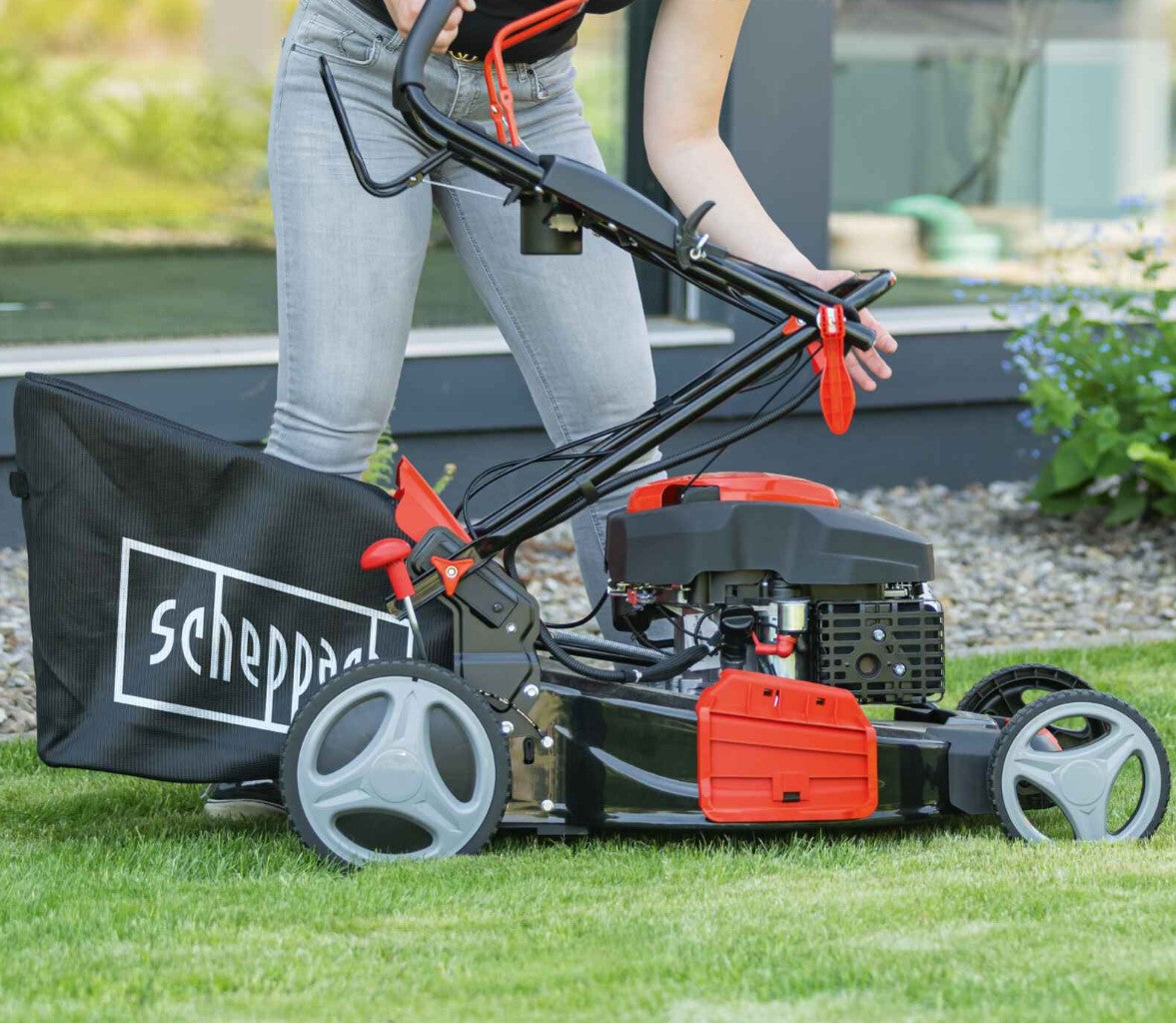Scheppach MS173-51E - Rasaerba a scoppio semovente avviamento elettrico 173cc - Taglio 51cm - Image 4