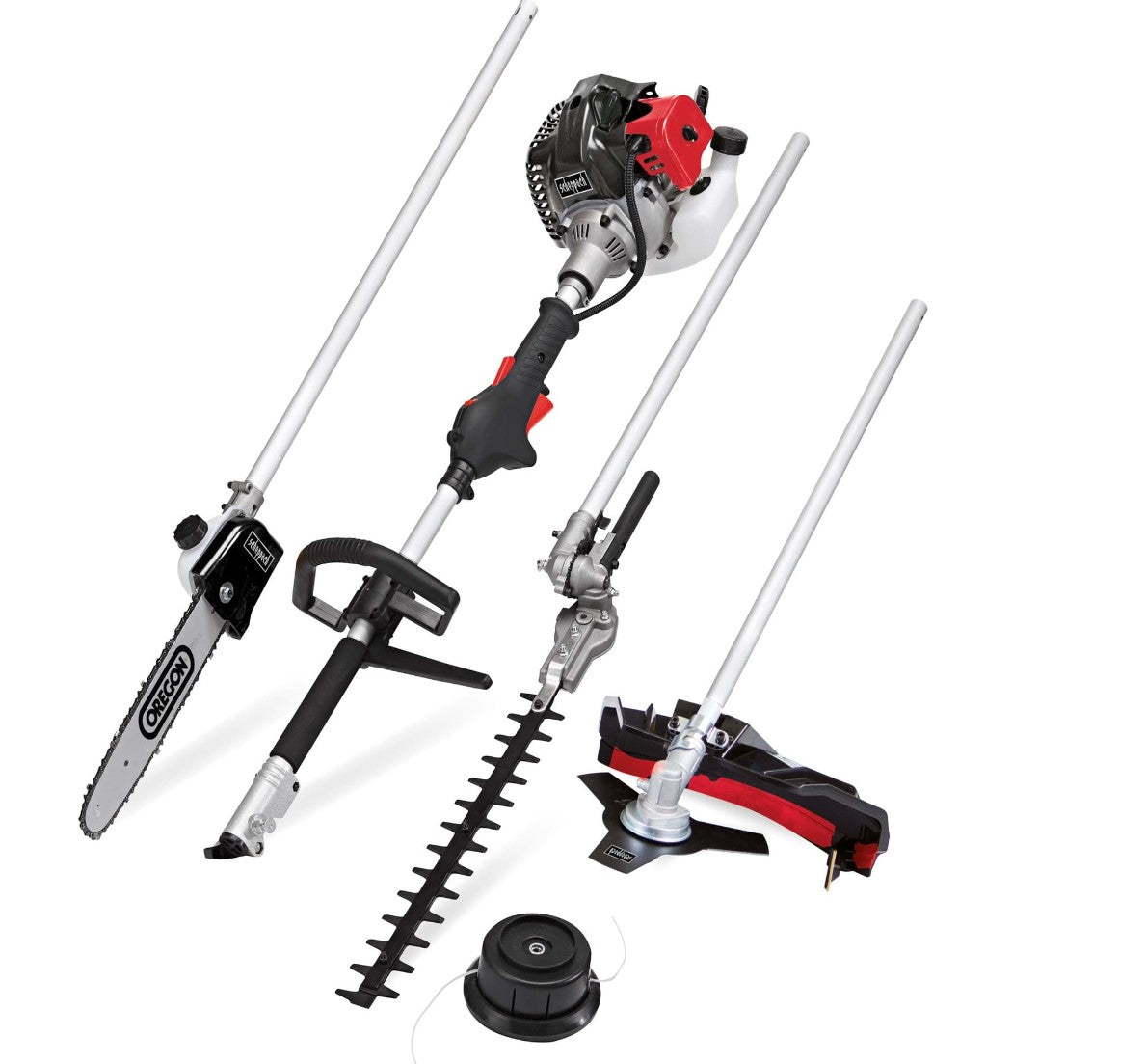 Scheppach mfh5200-4p Decespugliatore a scoppio multifunzione 4 in 1 51.7cc - Image 4