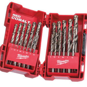 Milwaukee 4932352471 Punte per metallo forgiate in HSS-G COBALTO - DIN 338 Set 25 pcs