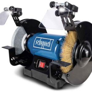 SCHEPPACH sm200lb luce led Smerigliatrice da banco mola e spazzola 200mm 500W 220V
