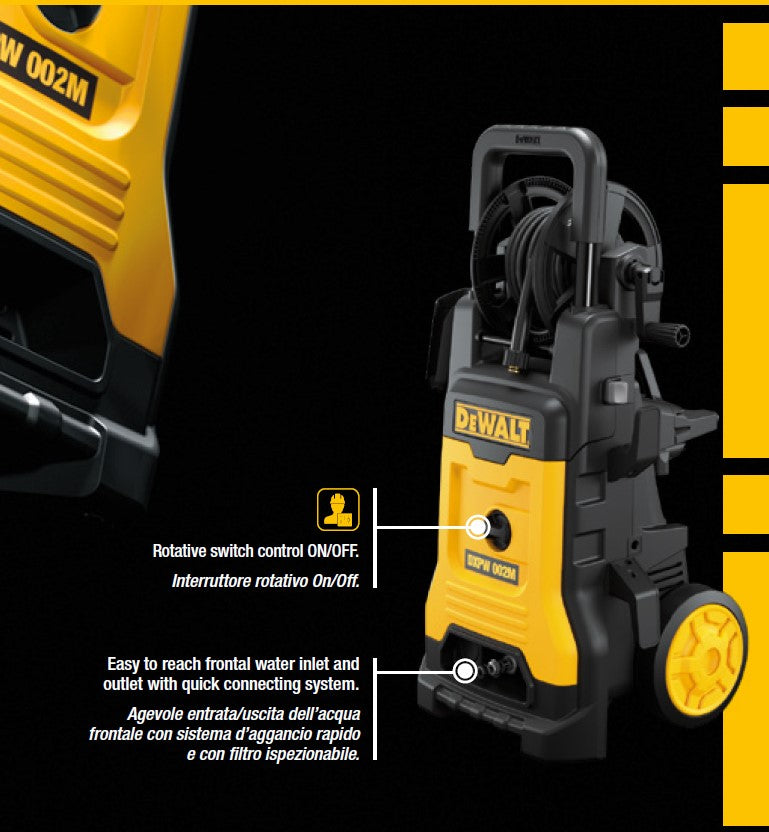 DeWALT 15010 Idropulitrice Alta Pressione DXPW002ME (2100 W, 150 bar, 450 lh) - Image 3
