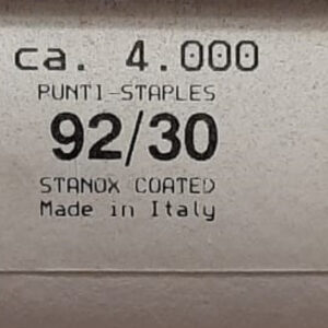 Graffe metalliche serie 92 30mm 92/30 RO-MA 4000PZ a confezione