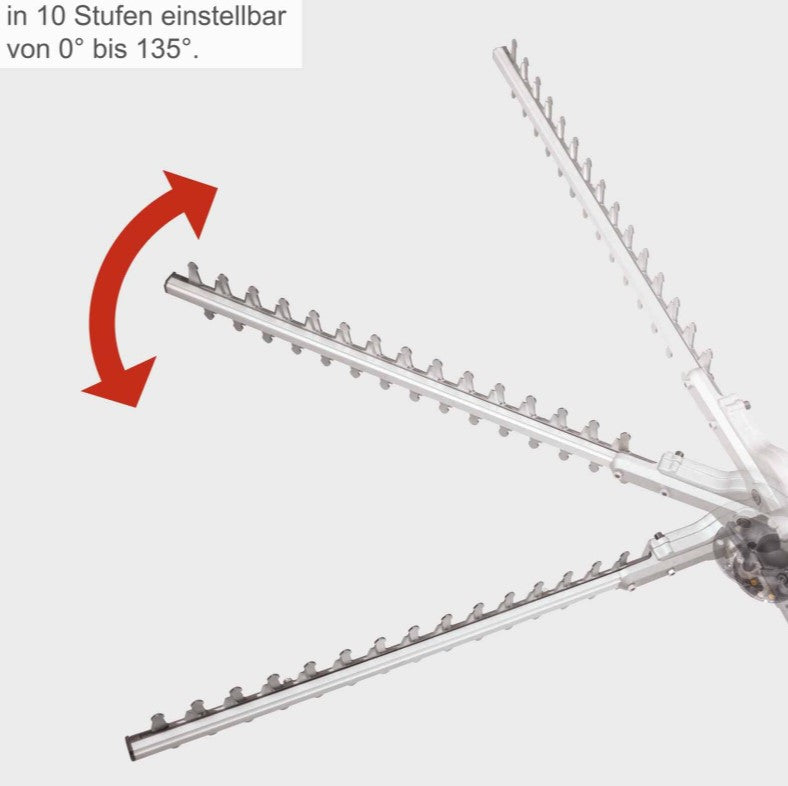 Scheppach etht1000 Tagliasiepi elettrico telescopico Lunghezza di taglio 410 mm 230 V - Image 4
