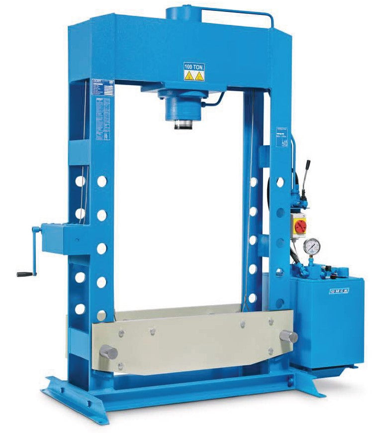 OMCN 162/W - Pressa motorizzata elettroidraulica a due velocit??, capacit?? 50 ton