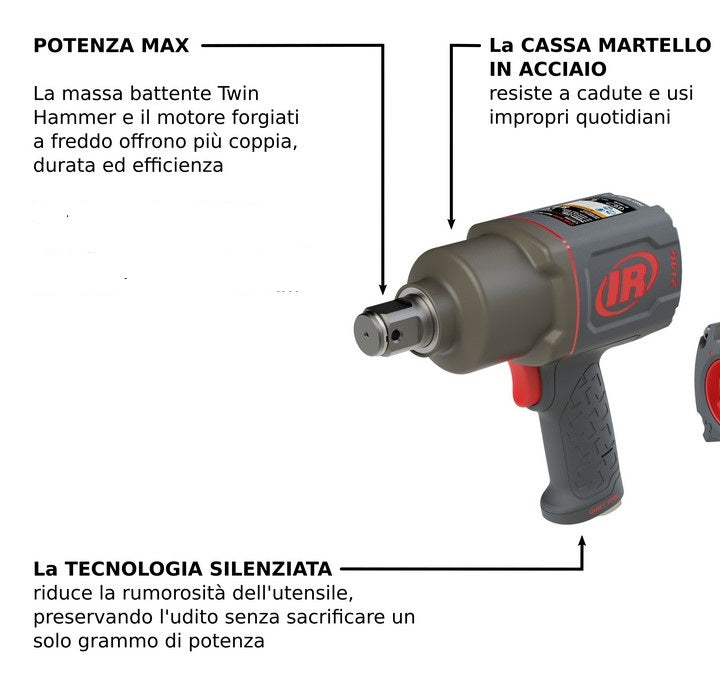 Ingersoll Rand 2146Q1MAX avvitatore ad impulsi da 3/4 - Image 2