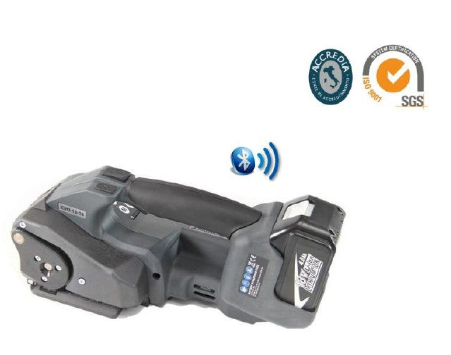 Reggiatrice ITA28 a batteria per PP/PT , EVO 13/16 MM ,CON N.2 BATTERIE 4.0AH 18v ,N.1 CARICABATTERIE - Image 2
