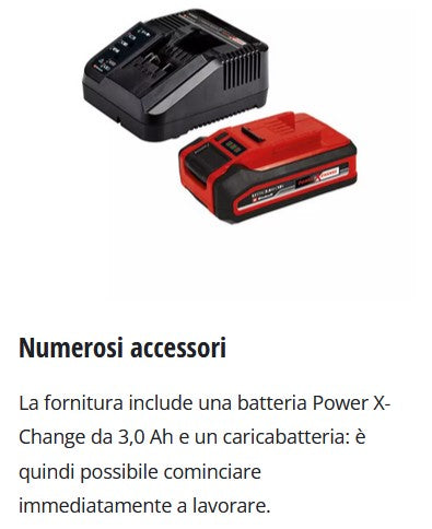 Einhell GE-CM 18/30 Li - Tagliaerba a batteria , inclusa n.1 batteria da 3.0Ah e caricabatterie - Image 2