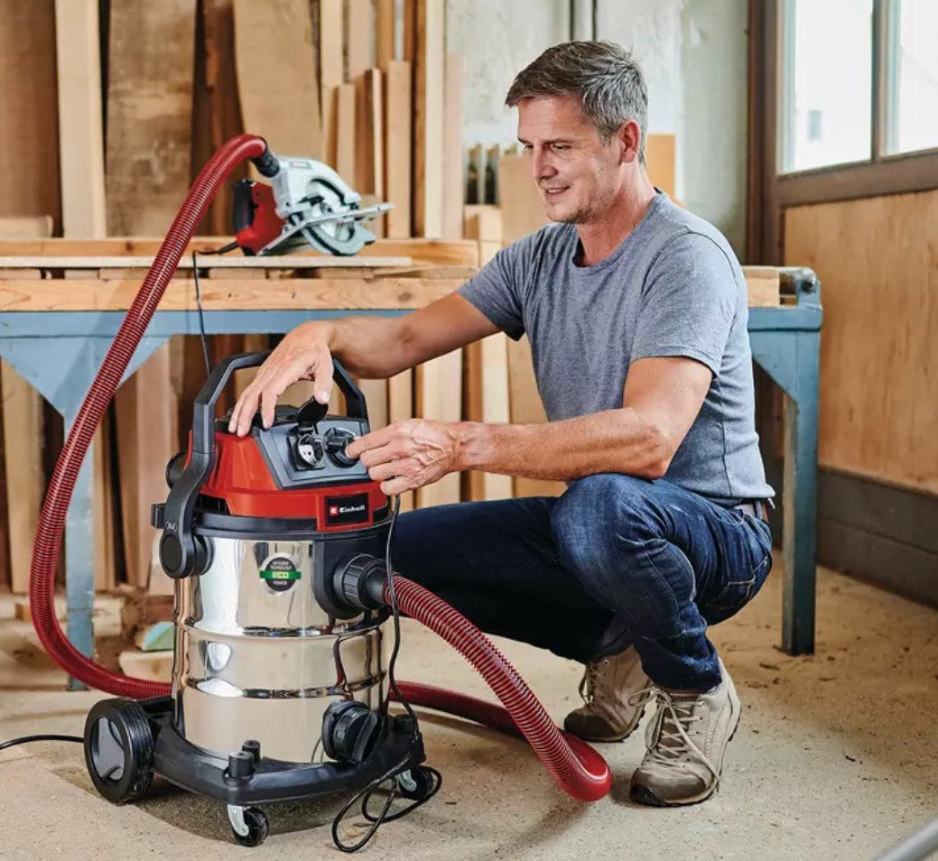 Einhell TE-VC 2025 SACL Aspirasolidi e liquidi 1200W ,25 litri , tubo 3 metri
