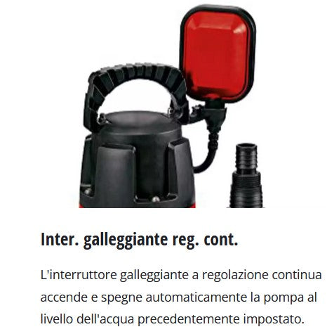 Einhell GC-SP 3580 LL Pompa a fondo piatto 220v , 350w , 8000 l/h - Image 2