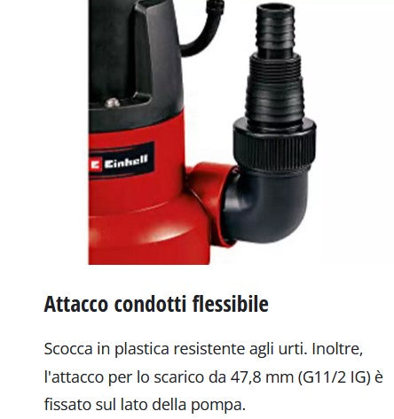 Einhell GC-SP 3580 LL Pompa a fondo piatto 220v , 350w , 8000 l/h - Image 3