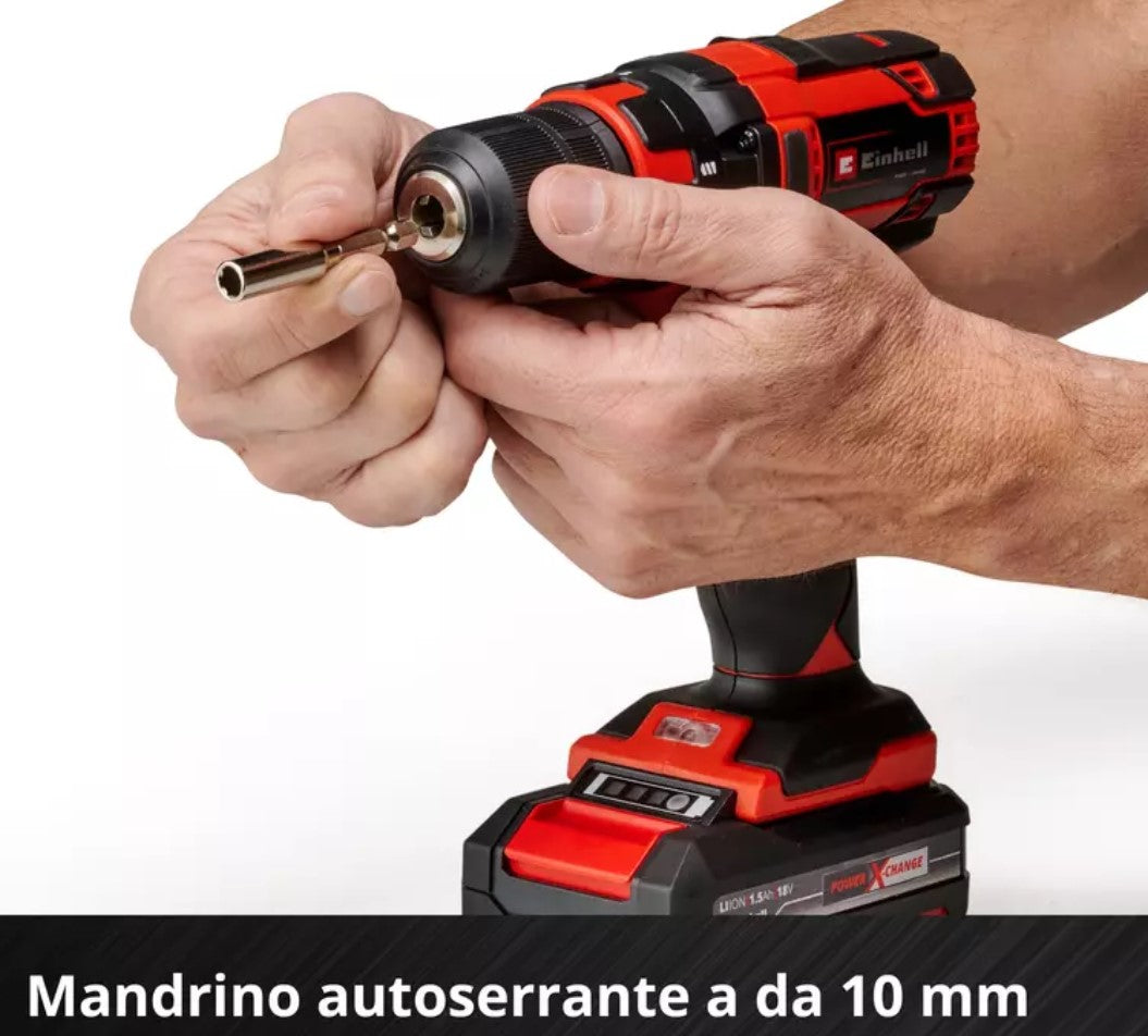 Einhell TC-CD 18/35 Li trapano a batteria con n.1 batteria da 1,5 Ah e n.1 caricabatterie - Image 5