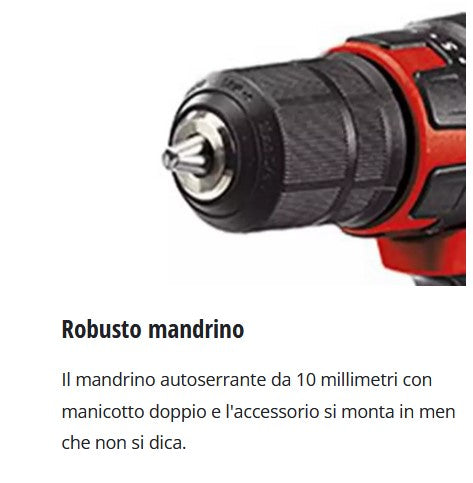 Einhell TC-CD 18/35 Li trapano a batteria con n.1 batteria da 1,5 Ah e n.1 caricabatterie - Image 4