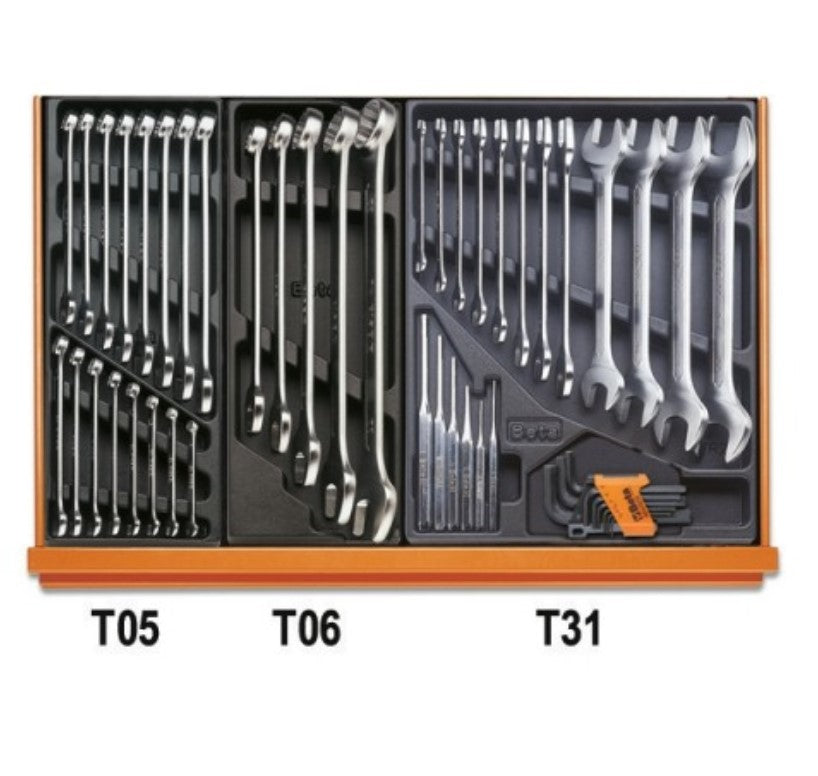 Beta 5904VI3T Assortimento di 144 utensili per manutenzioni industriali in termoformato rigido in ABS - Image 2
