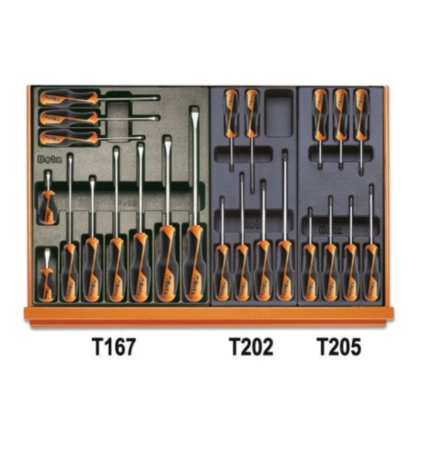 Beta 5904VI3T Assortimento di 144 utensili per manutenzioni industriali in termoformato rigido in ABS - Image 3