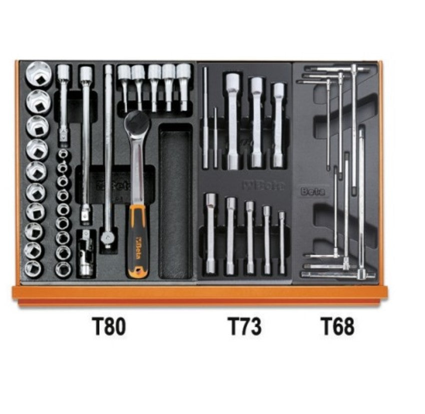 Beta 5904VI3T Assortimento di 144 utensili per manutenzioni industriali in termoformato rigido in ABS - Image 4