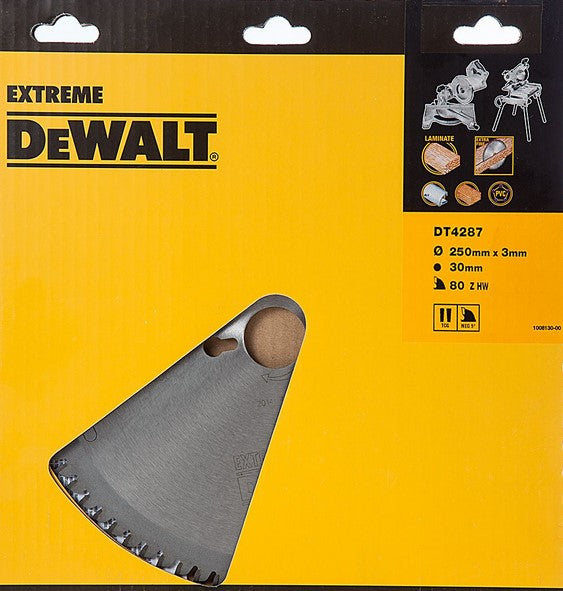 Dewalt DT4287-QZ lama/disco EXTREME CSB 250mm x 30mm , DENTATURA 80T - Image 4