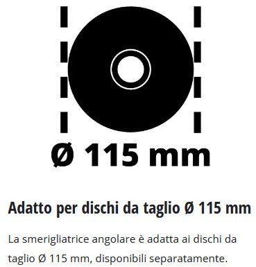 Einhell TC-AG 115/750 Smerigliatrice angolare , 115 mm , 220V , 750 W - Image 3