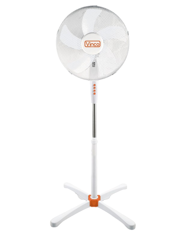 Vinco 70703 Ventilatore a piantana da 40CM , 3 velocit?? , 40W , 220V