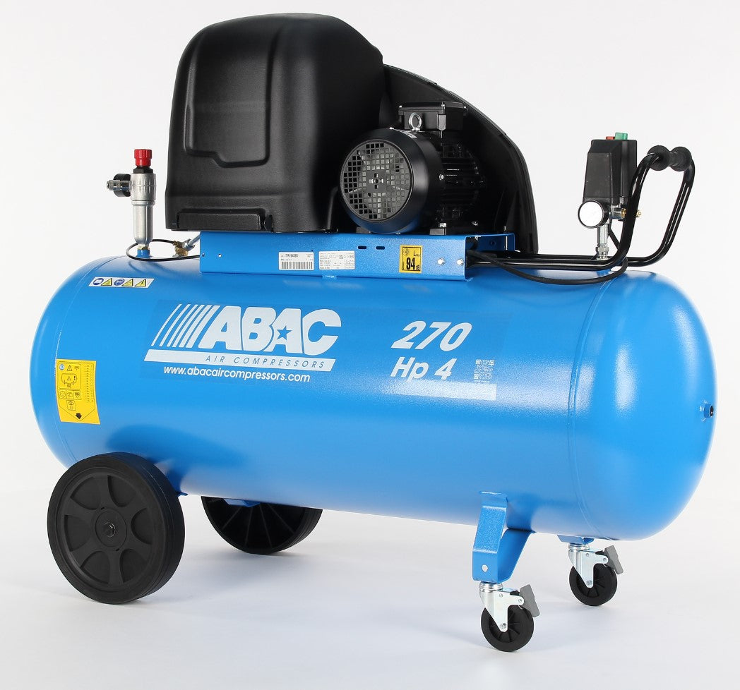 Abac S A39B 270 CT4 - 270lt Compressore a Pistone Silenziato , 400v , bar 10 , 4 Hp - Image 2