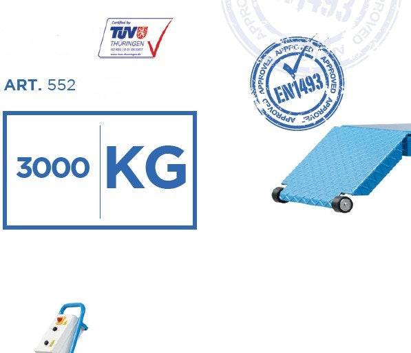 Omcn 552 Ponte Sollevatore Elettroidraulico a doppia forbice , 400V , 3000 KG - Image 3