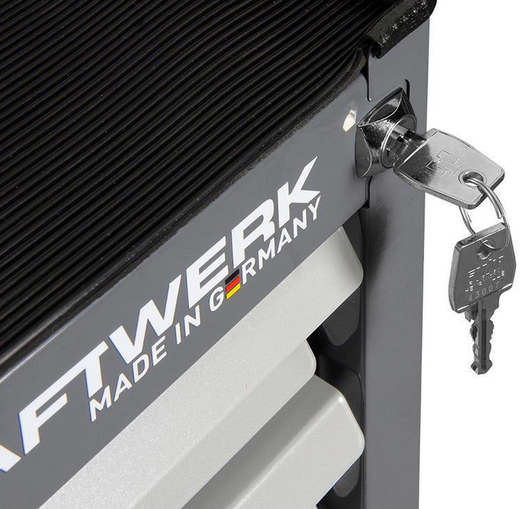 Kraftwerk BT1800 LINE Carrello con ruote Portautensili Cassettiera da officina vuoto , 1885x470xH1000 mm - Image 4