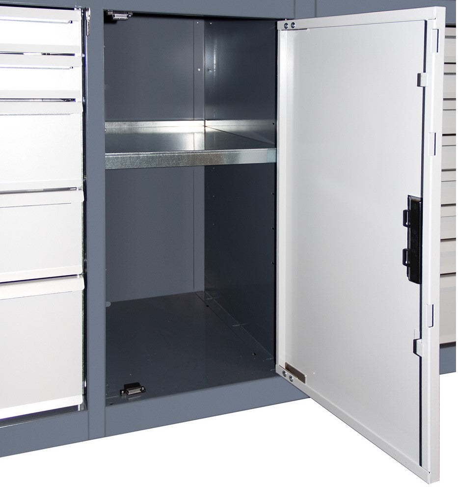 Kraftwerk BT1800 LINE Carrello con ruote Portautensili Cassettiera da officina vuoto , 1885x470xH1000 mm - Image 5