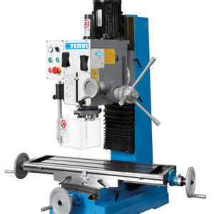 Fervi T044/230V - Trapano fresa da banco ad ingranaggi con rotazione