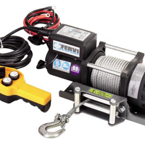 Fervi 0630/2200 - Argano elettrico a 12 v in corrente continua