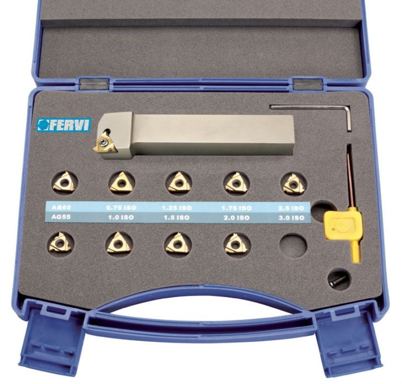 Fervi KISER - Kit filettatura per esterno