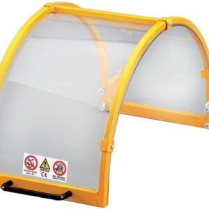 Fervi T500 - Protezione per tornio con schermo in lexan e struttura in acciaio