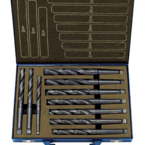 Fervi P057 - Serie punte elicoidali destre con codolo conico