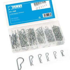 Fervi 0298 - Assortimento 150 coppiglie di sicurezza