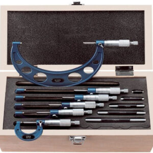Fervi M033 - Assortimento micrometri centesimali per esterni