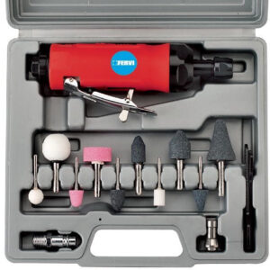 Fervi 0570 - Set smerigliatrice pneumatica assiale con mollettine