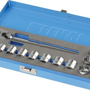 Fervi SN4E4C013 - Set 13 pz bussole poligonali a basso profilo