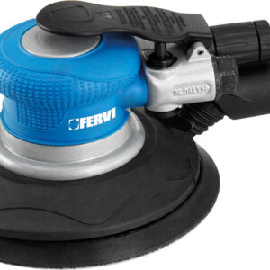 Fervi 0458 - Levigatrice pneumatica rotorbitale 150 mm con aspirazione