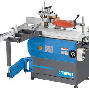 Fervi 0504 - Combinata 5 funzioni per legno, squadratrice, circolare