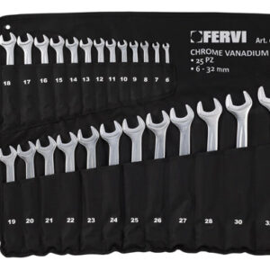 Fervi 0544 - Set chiavi combinate 25pz