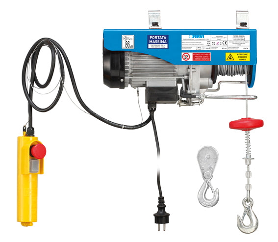 Fervi 0602 - Paranco elettrico 230v 200/400kg con OMAGGIO - Image 2