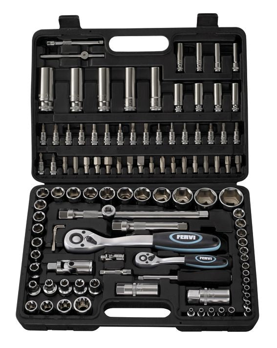 Fervi S108 - Serie 108 pz chiavi a bussola da 1/4