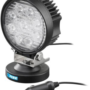 Fervi 0713/27 - Faretto a led con base magnetica 27w