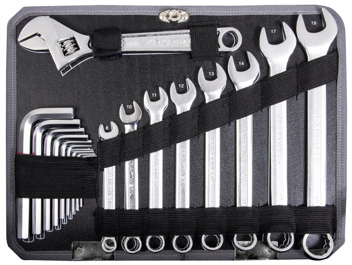 Kraftwerk 1052P - Cassetta/Valigia attrezzi completa di 95 utensili con trapano/avviatatore Panasonic 3/8 - Image 4