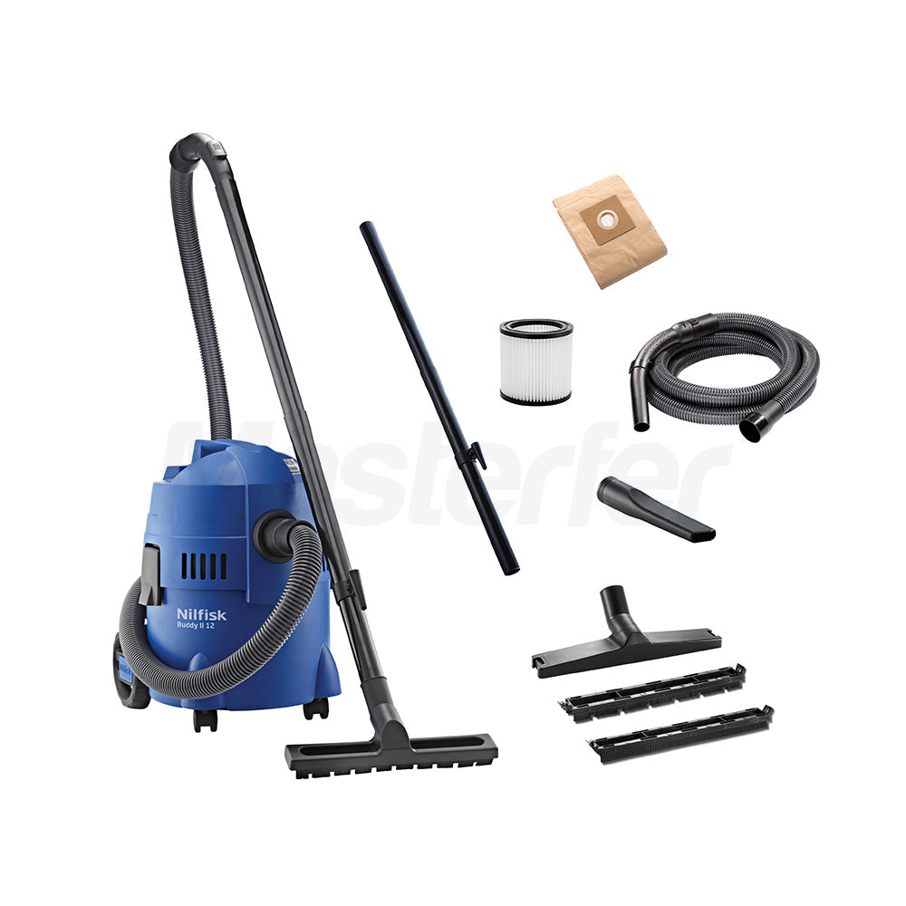 Nilfisk BUDDY II 12 - Aspiratore liquidi solidi 1200W 12L