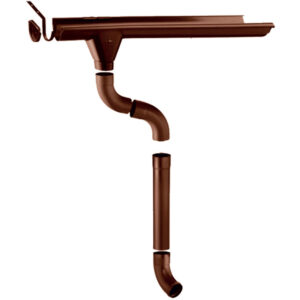 Losa Legnami Kit grondaie D - Grondaie per casette con falde da cm. 301 a cm. 349