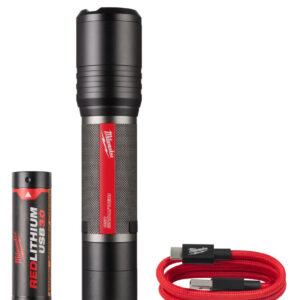 Milwaukee L4 FL2000-301 - Torcia compatta 2.000 lumen ricaricabile con USB