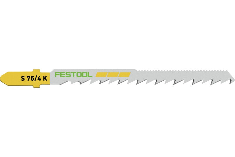 Lame seghetto (5 pz) Festool WOOD CURVES S 75/4 K/5 - 204265