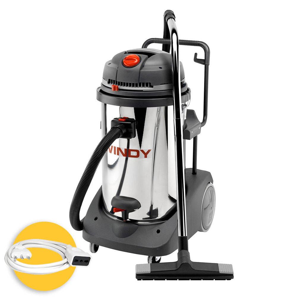 Lavor Windy 378 IR - Aspiratore industriale 3 motori 3600W 78l